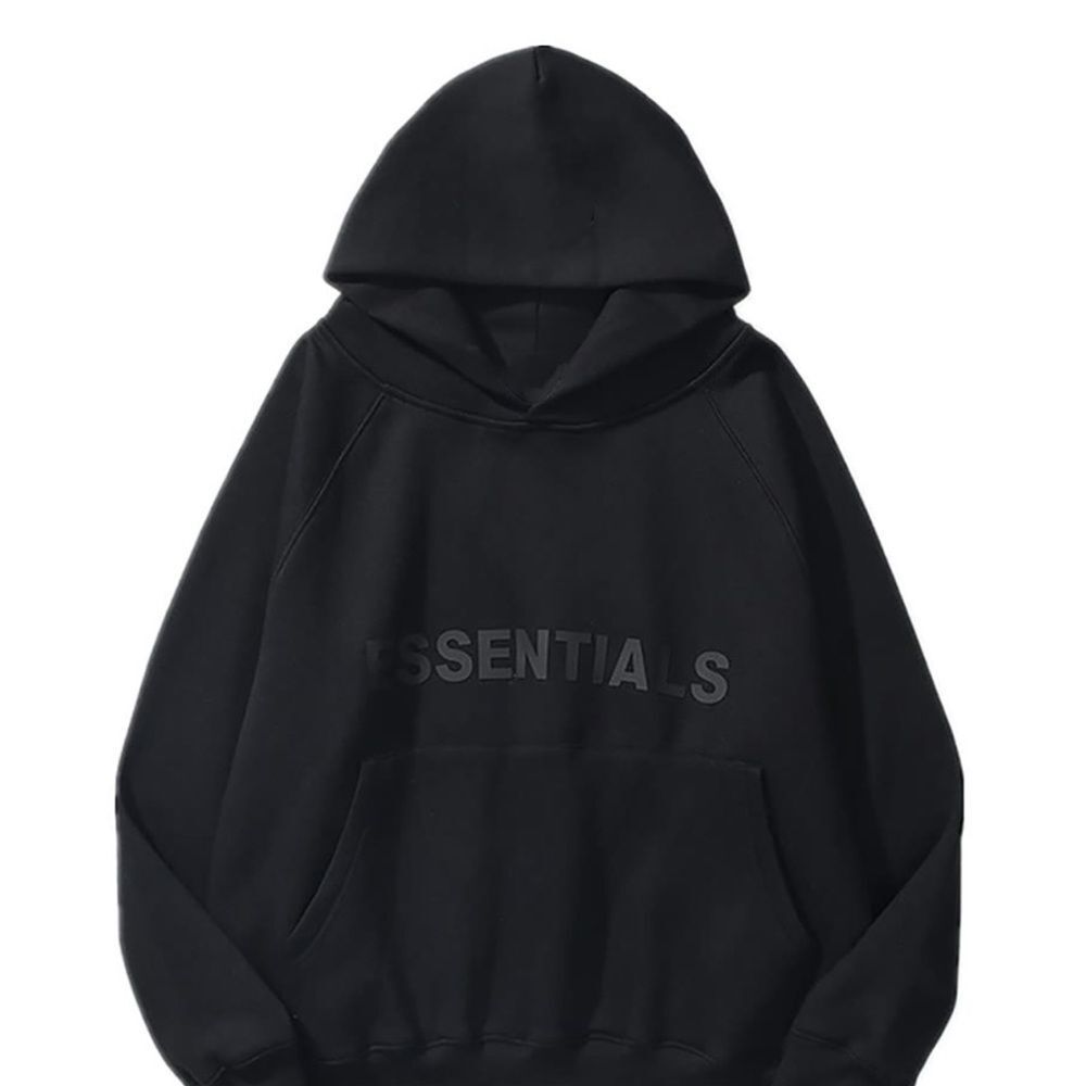 Essentials Classic Black Hoodie